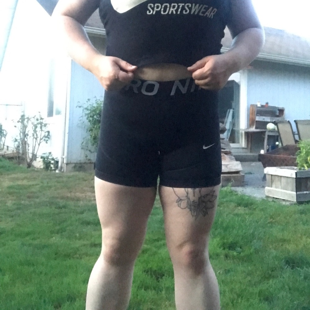 Black Nike Spandex Shorts